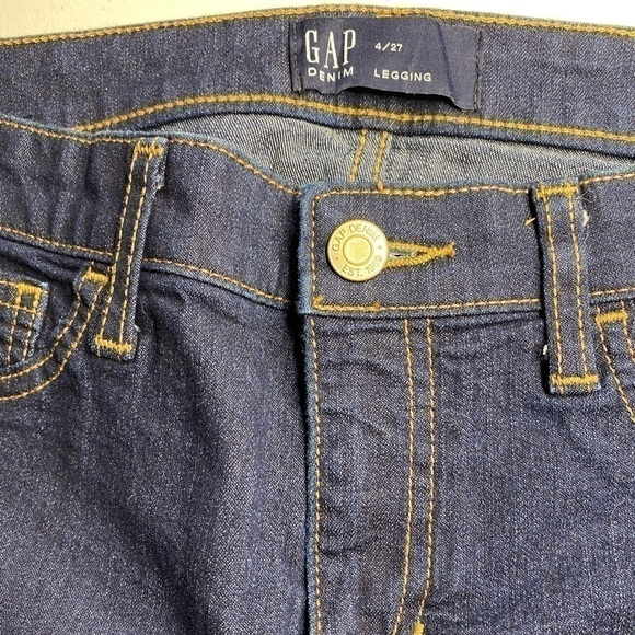 Like new GAP DENIM LEGGING JEANS 4/27 - Picture 2 of 5
